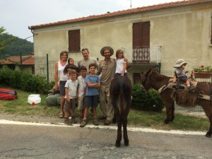 Avec le maire de San Benedetto Belbo