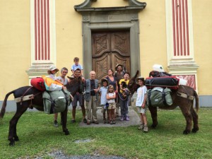 Avec la famille Borreani et Don Paolo (Mioglia)