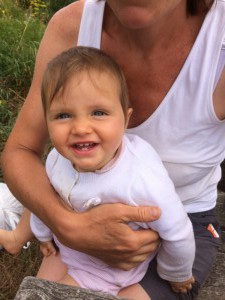 Zélie sourit tt le temps !