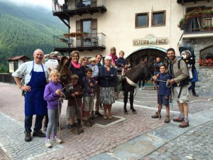 Avec la famille Bruna à Sambuco