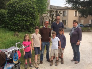 Avec Gilles le providentiel et Christelle de l'accueil ND